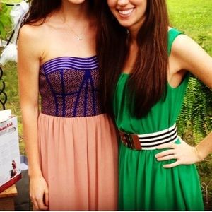 Gianni Bini strapless maxi dress